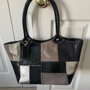 Coach Bleecker Signature Patchwork Leather Tote